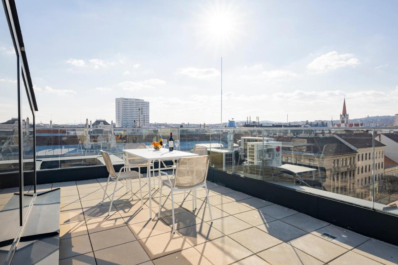 Rooftop Apartments Mit Grosser Terrasse Vienna Luaran gambar