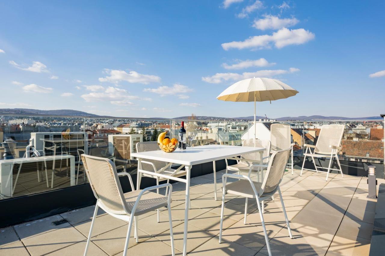 Rooftop Apartments Mit Grosser Terrasse Vienna Luaran gambar